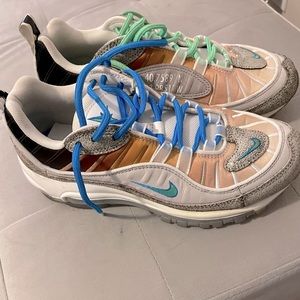 Nike sneakers with cool shoestrings